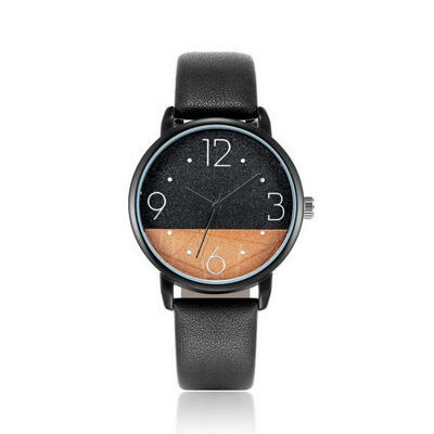 

Fashion Leather Men Watches Simple Casual Male Quartz Wristwatches With Four Figures