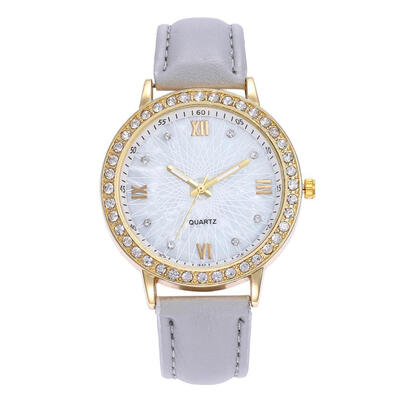 

Leather Stainless Steel Sport Womens quartz Watch Simple Fashionable Business Temperament Beautiful Ladies WristWatch 2018 D