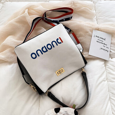 

Vintage small bag chic fashionable broadband handbag new 2019 buckle womens bag one-shoulder bag one-shoulder bag one-sho
