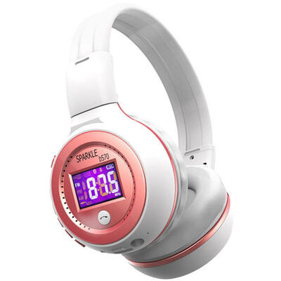 

ZEALOT B570 Stereo Bluetooth Wireless Earphones LCD Screen FM Radio TF Card MP3 Play Headphones With Mic