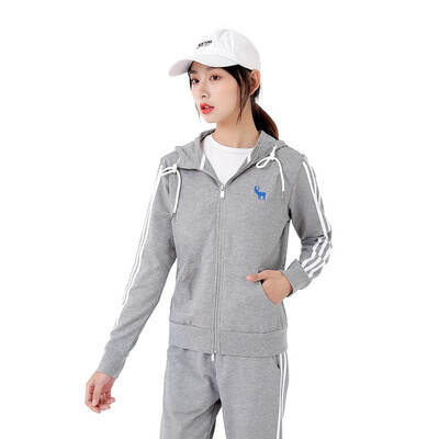 

Autumn Womens Sports&Leisure Cardigan Zipper Thin Sweatshirt Bar Sweatshirt Womens Hooded Jacket