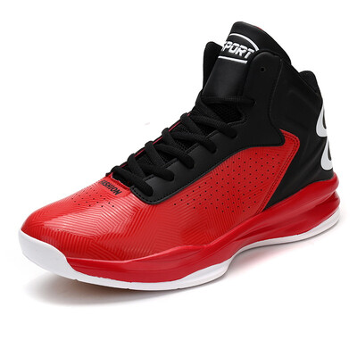 

Mens fashion sports mens running shoes wear-resistant shock basketball shoes tide leisure