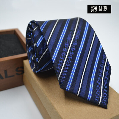 

Business casual professional mens tie South Korea silk arrow jacquard striped tie wholesale custom tie