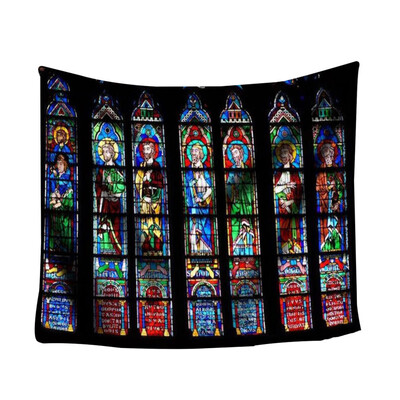 

Gobestart Colorful Print Tapestry Art Room Notre Dame Wall Hanging Tapestry Art Nature