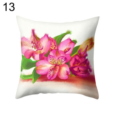 

Flower Monstera Leaf Throw Pillow Case Cushion Cover Sofa Bed Car Office Decor