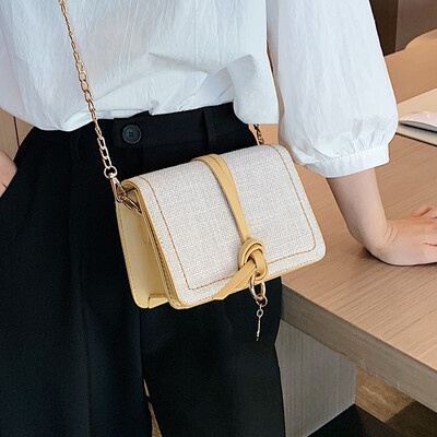 

Womens bag 2019 new fashion chain bag summer small fresh messenger bag wild ins net red Sen small bag