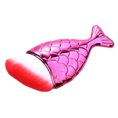 

〖Follure〗Fish Scale Makeup Brush Fishtail Bottom Brush Powder Blush Makeup Cosmetic Brush