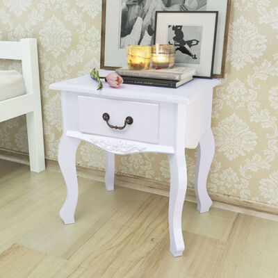 

Bedside Cabinets 2 pcs MDF White