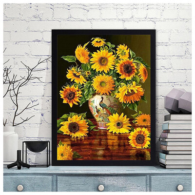

Toponeto Embroidery Paintings Rhinestone Pasted DIY Diamond Painting Cross Stitch