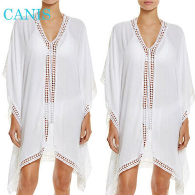 

2019 Women Ladies Bikini Cover Up Bathing Suit Lace Crochet Swimwear Beach Dress
