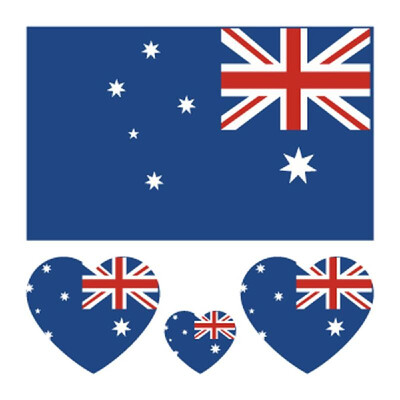 

Environmental Protection Waterproof&Anti-sweat National Flag Tattoos Stickers Football Fan Sticker