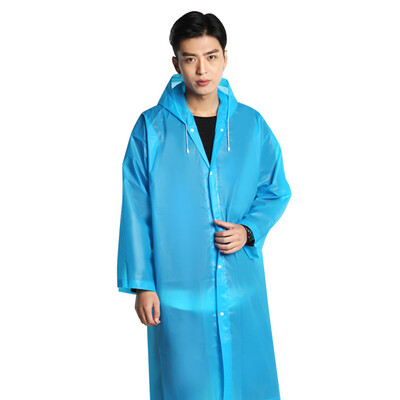 

Siaonvr Raincoat Rain Poncho Transparent Hoodie Waterproof Portable Adult Non-disposable