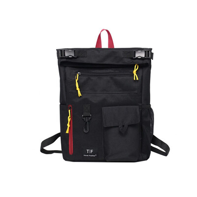 

Tailored Unisex Bag Fashion Roll Shoulder Bag Large Capacity Leisure Travel Backpack