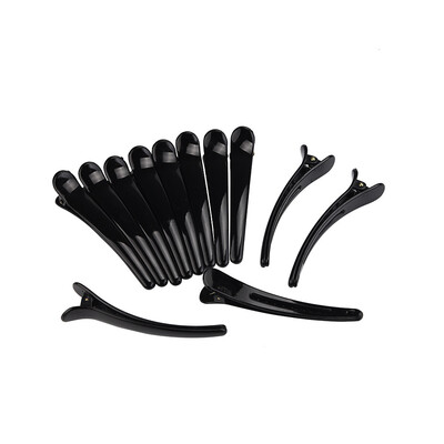 

〖Follure〗12 Pcs Multicolor Plastic Duck Teeth Hair Clips Hairdressing Salon Hairpins Non