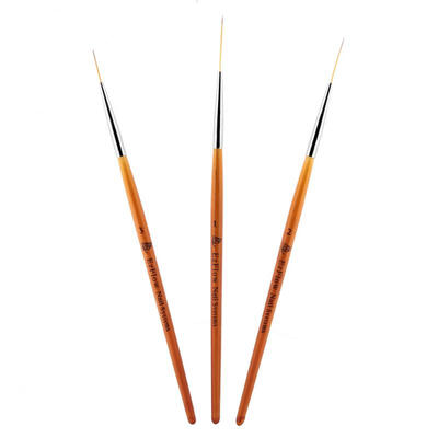 

Greensen 3Pcs Nail Art Drawing Line Brush Painting Pen Nail Dotting Tool Set