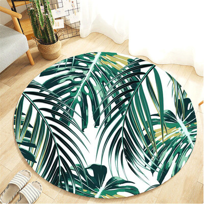 

Gobestart Botany Elements Blanket Round Bathroom carpet 60cm
