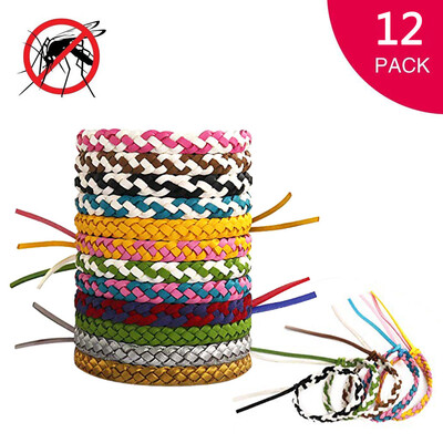 

〖Follure〗Pack of 12 Mosquito Repellent Bracelet100 Natural Plant Extract