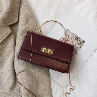 

Advanced sense bag foreign air female bag 2019 new wave Korean fashion wild chain single shoulder slung small square bag