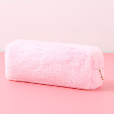 

Gobestart Creative Small Fresh Cute Girl Plush Octagonal Girl Heart Simple Storage Bag