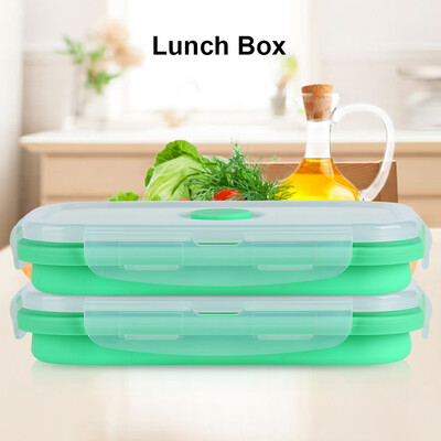 

Greensen 500ml Silicone Collapsible Portable Lunch Box Bowl Folding Food Storage Container Folding Lunch Box Silicone Lunch Box