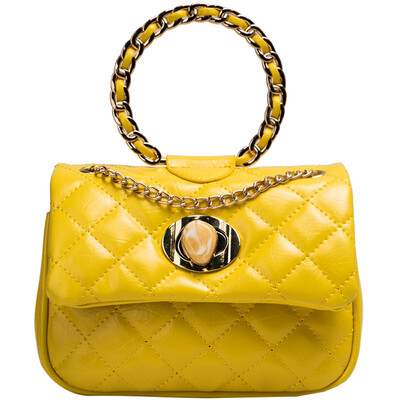 

Summer small bag female 2019 new wave Korean version of the wild Messenger bag fashion chain pearl portable small square bag