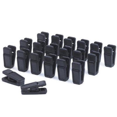 

Kit Non Slip Plastic Hanger Clips Hangers Finger Pinch Grip Skirt Pant