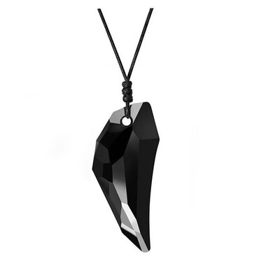 

Wolf Tooth Crystal Pendant Necklace