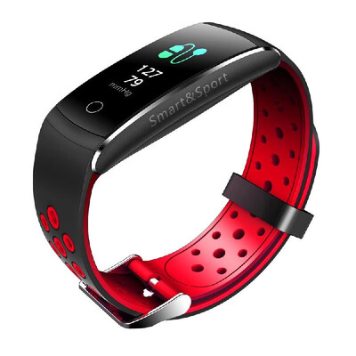 

Portable Waterproof 096IN IPS Color Screen Silicone Belt Multifunction Intelligent Bracelet With Step Counting Health Monitoring