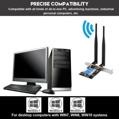 

Greensen PCIE Network Card 433Mbps Dual Band 24G5G Bluetooth 40 Bluetooth Network Card for Desktop