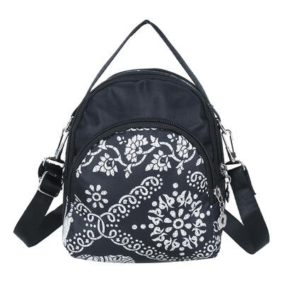 

Printing Shoulder Messenger Handbags Nylon Women Crossbody Top-handle Bags