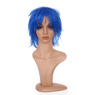 

Short Cosplay Wig Women Men Fluffy Straight Anime Comic Hairstyle Party Costume Dress Synthetic Hair Pixie Wigs