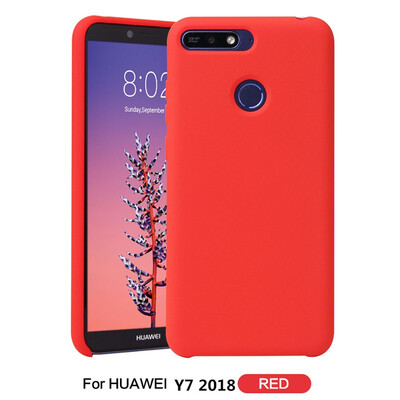 

Goowiiz Phone Case For Huawei Y7 2018Y7 ProY7 PrimeNova 2 LiteHonor 7C8 Fashion Simple Solid Color Ultrathin Soft TPU