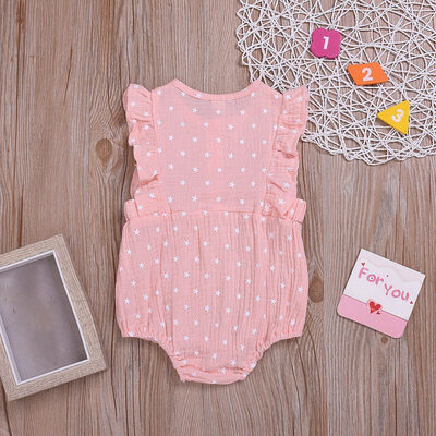 

WEIXINBUY New Cute Baby Romper Toddler Girls for Newborn Cotton Rompers
