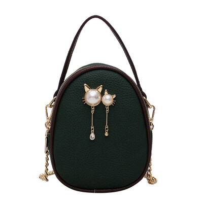 

Snake bag female 2019 fashion European&American wind snake head handbags wild chain hand bag shoulder bag Messenger small square bag