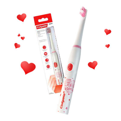 

Colgate B150 Bold Love Small White Brush Smart Sonic Electric Toothbrush Adult Limited Edition