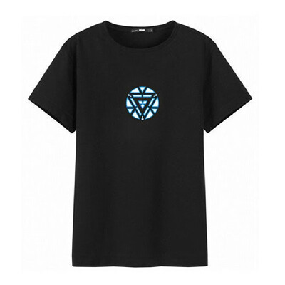 

Iron Man3 LED T-shirt Voice-activated Flash for Man&Woman Party Rock Disco Night Club