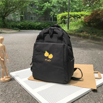 

Ancient feeling girl bf wind ins schoolbag female Korean version of high school students campus fashion trendy backpack double sho
