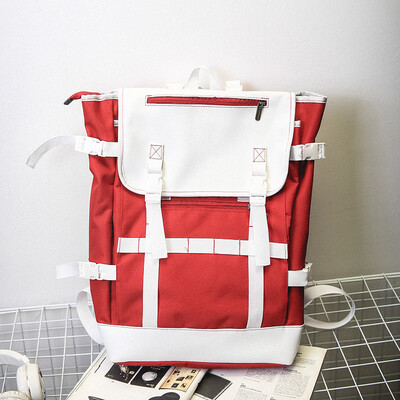 

Backpack male double shoulder bag large capacity Japanese version of ancient backpack middle school students backpack male backpac