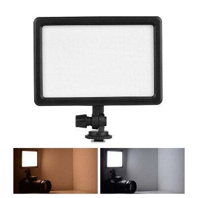 

Portable LED Video Light Panel Photography Fill-in Lamp 3200K-5600K Adjustable Brightness 25W with LED Display Cold Shoe Mount Ada