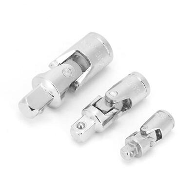

Greensen 3pcs CRV 14" 38" 12" 360° Universal Joint Set Ratchet Angle Extension Bar Socket Adapter