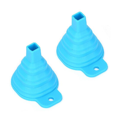 

Collapsible Mini Foldable Style Funnel Silicone Creative Home Hopper Kitchen Cooking Tool