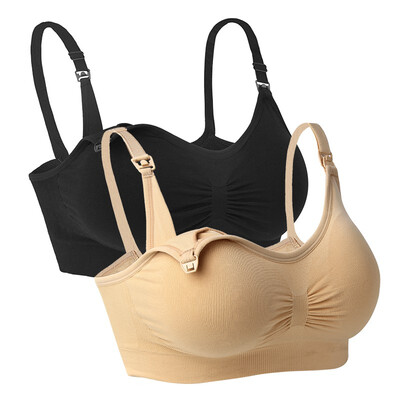 

iLoveSIA Nursing Bra Breathable Anti-Hit Hammer Full Cup No Trace Breastfeeding Bra-3P-70205598