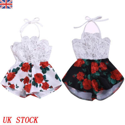 

Newborn Baby Girl Floral Romper Jumpsuit Bodysuit Outfits Sunsuit Clothes Summer