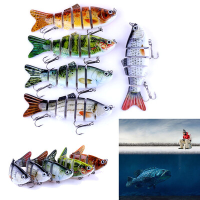 

Saidsome 6 Segment Swimbait Lures Crank baits Baits Hard Bait Fishing Lures fishing bait fishing lure