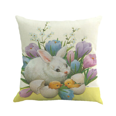 

〖Follure〗Easter Sofa Bed Home Decoration Festival Pillow Case Cushion Cover