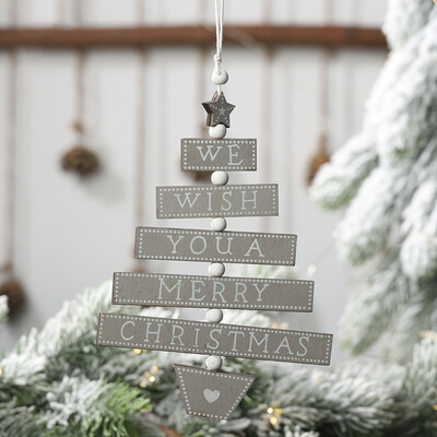 

Toponeto Christmas Decorations Tree Ornament Patterned Hanging Accessories Supplies