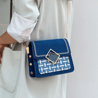 

Advanced sense bag Yangqi net red matte handbags new 2019 tide fashion shoulder bag wild ins Messenger bag