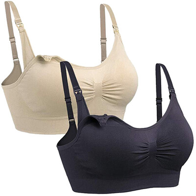 

Toponeto Sports Bras - Padded Seamless High Impact Support for Yoga Workout Fitness