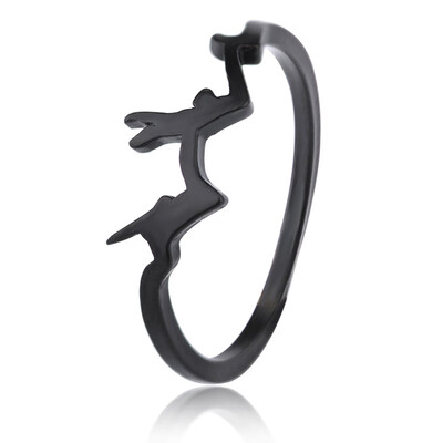 

Fashion Unisex Mountain Shape Finger Rings Jewelry Creative Geometry Gifts Couple Ring