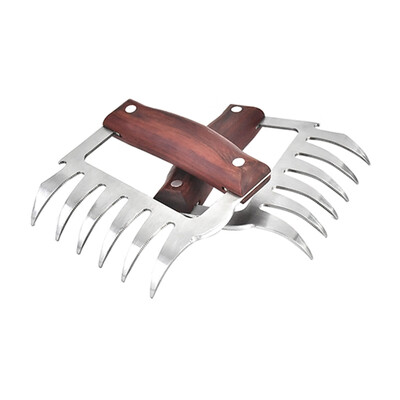 

2PCSSet Outdoor Bear Paws Forks Kitchen BBQ Tool Multi-Functional Meat Divider Claws Holder Handler Tongs Pull Shred Shredder